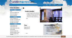 Desktop Screenshot of lamellen-rolgordijnen.com